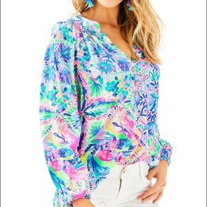 Lilly Pulitzer Multicolor Floral Top